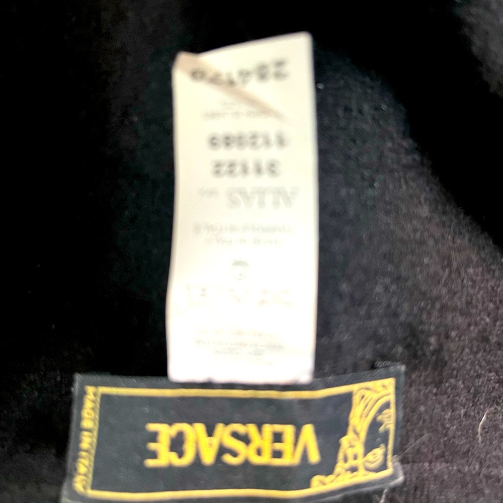 Versace, cashmere, black tank,